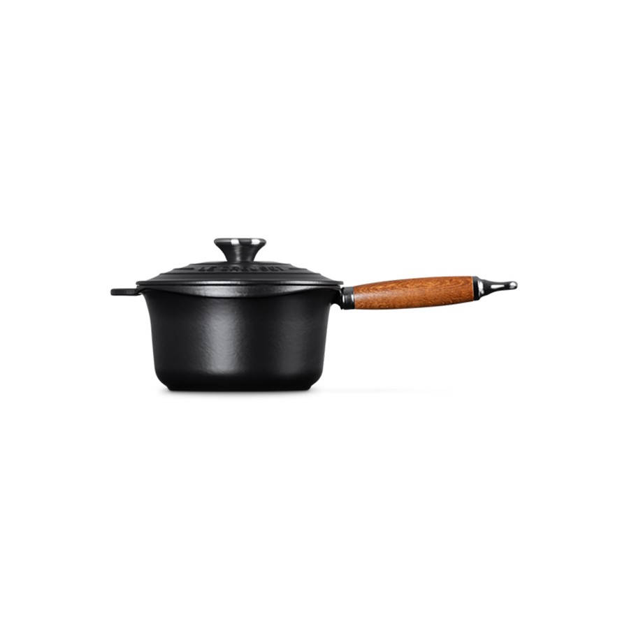 additioanl image for  Le Creuset Saucepan Matte Black 18 cm 