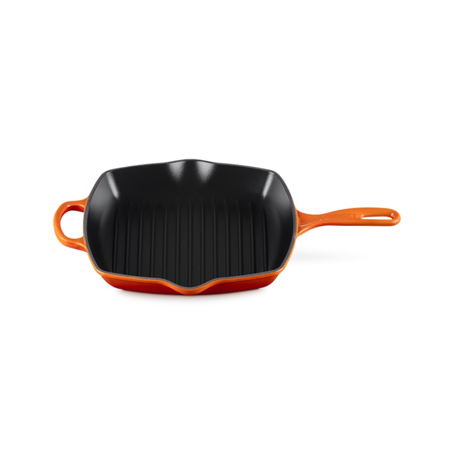additioanl image for  Le Creuset Sq. Skillet Grill Flame 26 cm 