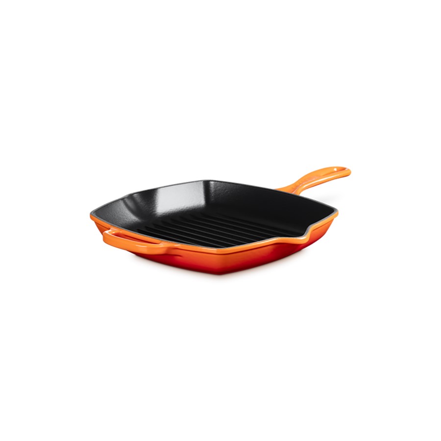 additioanl image for  Le Creuset Sq. Skillet Grill Flame 26 cm 