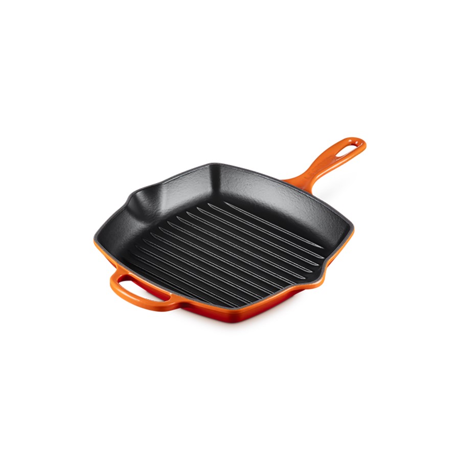 additioanl image for  Le Creuset Sq. Skillet Grill Flame 26 cm 