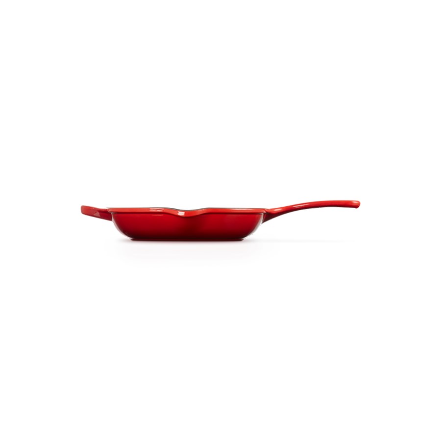 additioanl image for  Le Creuset Oval Skillet Grill Cerise 32c 