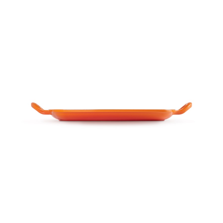 additioanl image for  Le Creuset Low Rect. Grill Flame 30 cm 