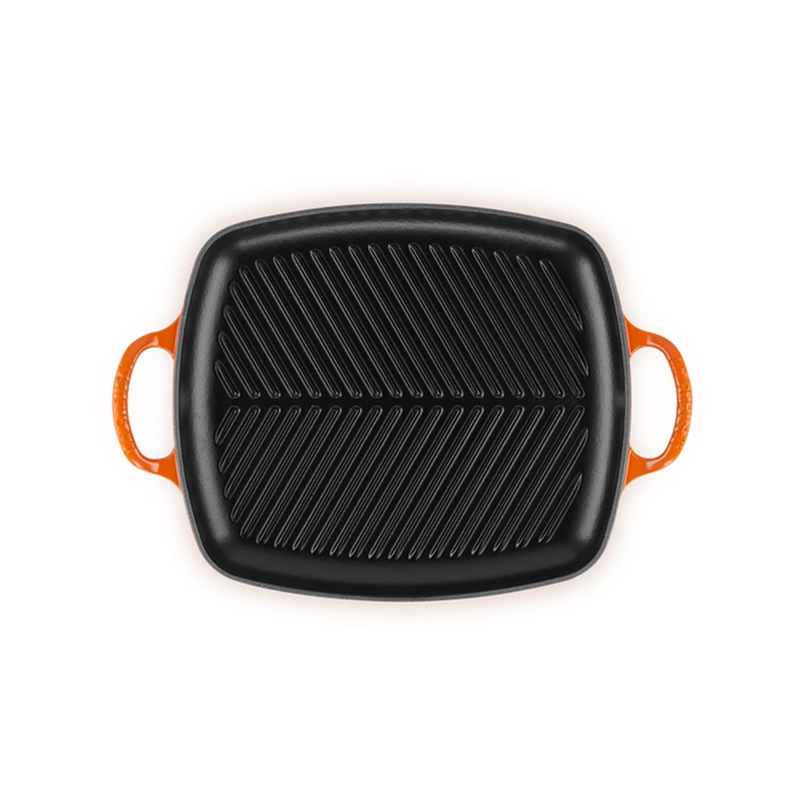 additioanl image for  Le Creuset Low Rect. Grill Flame 30 cm 