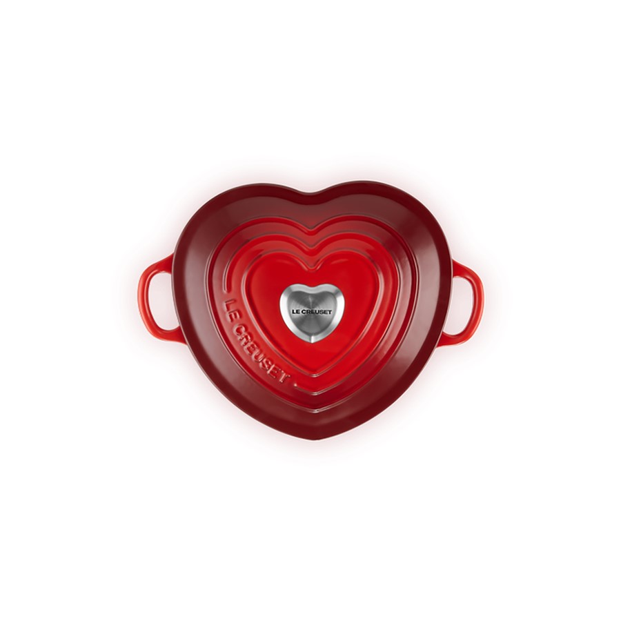 additioanl image for  Le Creuset Heart Casserole Cerise 20cm 