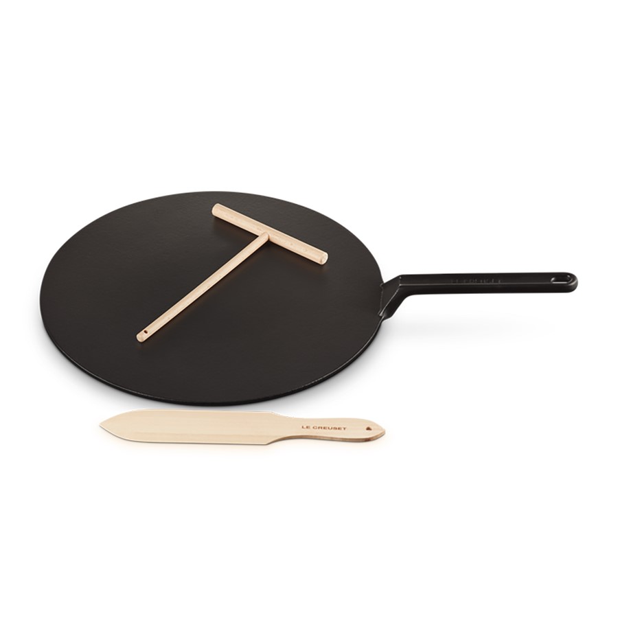additioanl image for  Le Creuset Rd. Crepe Pan Mat/Black 32 cm 