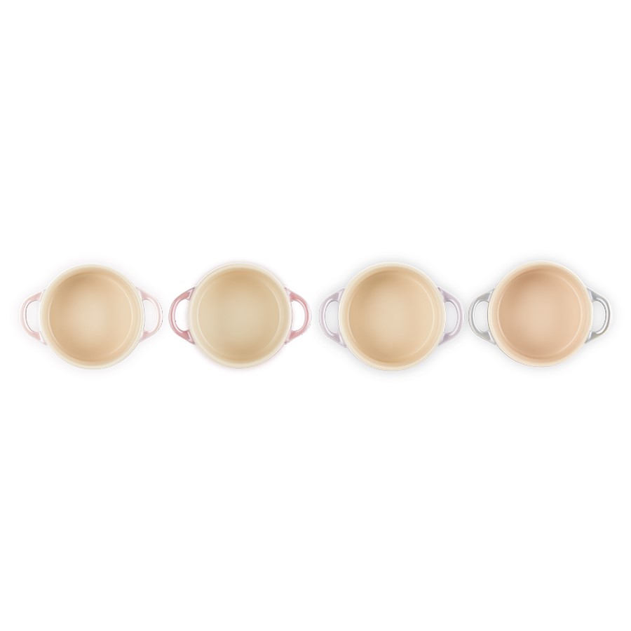 additioanl image for  Le Creuset 4 Rd. Mini Cocottes 10 cm 