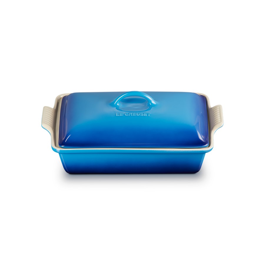 additioanl image for  Le Creuset Rect. Dish W/Lid Az/Blu 33 cm 