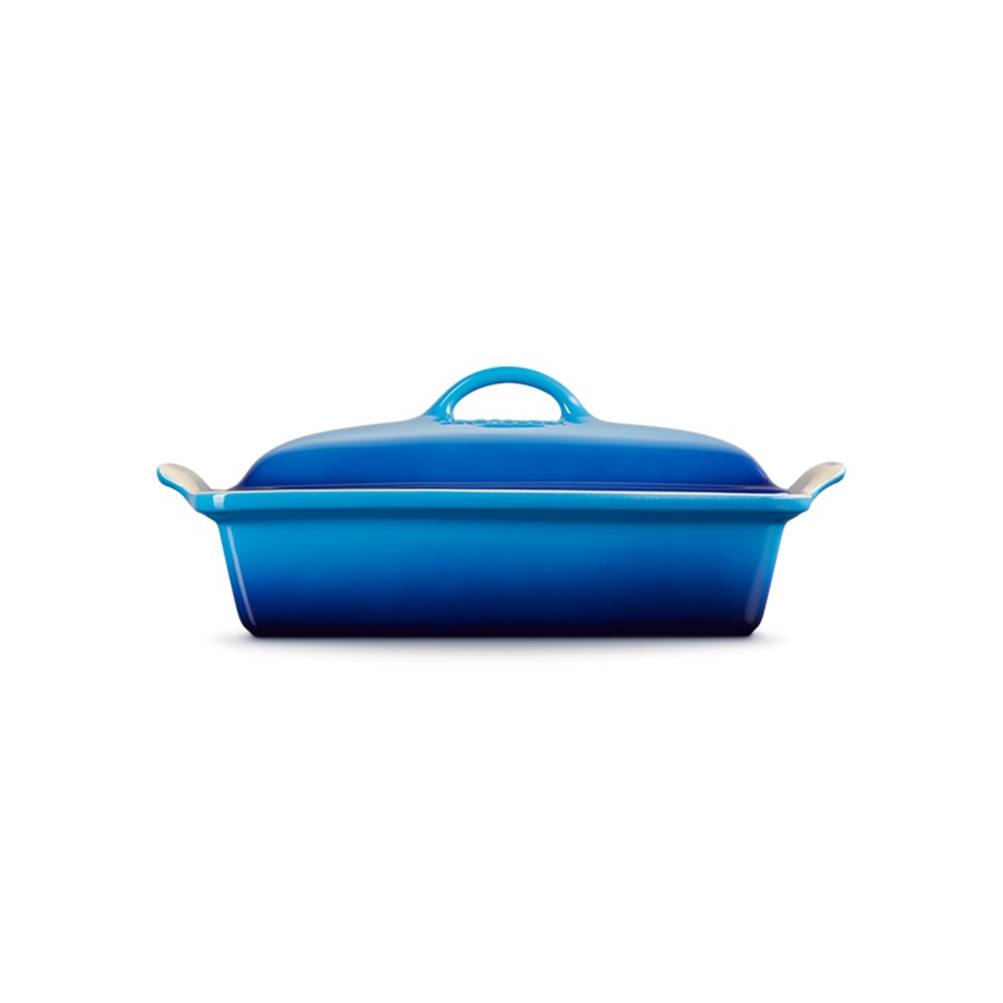 additioanl image for  Le Creuset Rect. Dish W/Lid Az/Blu 33 cm 