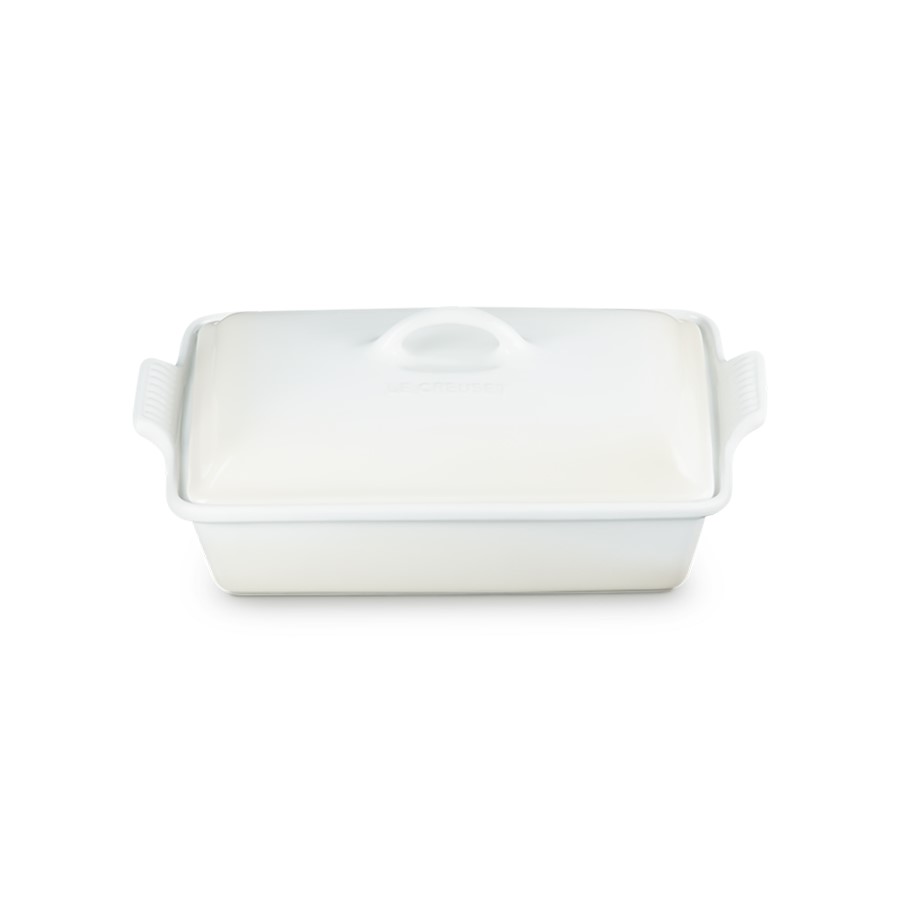 additioanl image for  Le Creuset Rect Dish +Lid Meringue 33 cm 