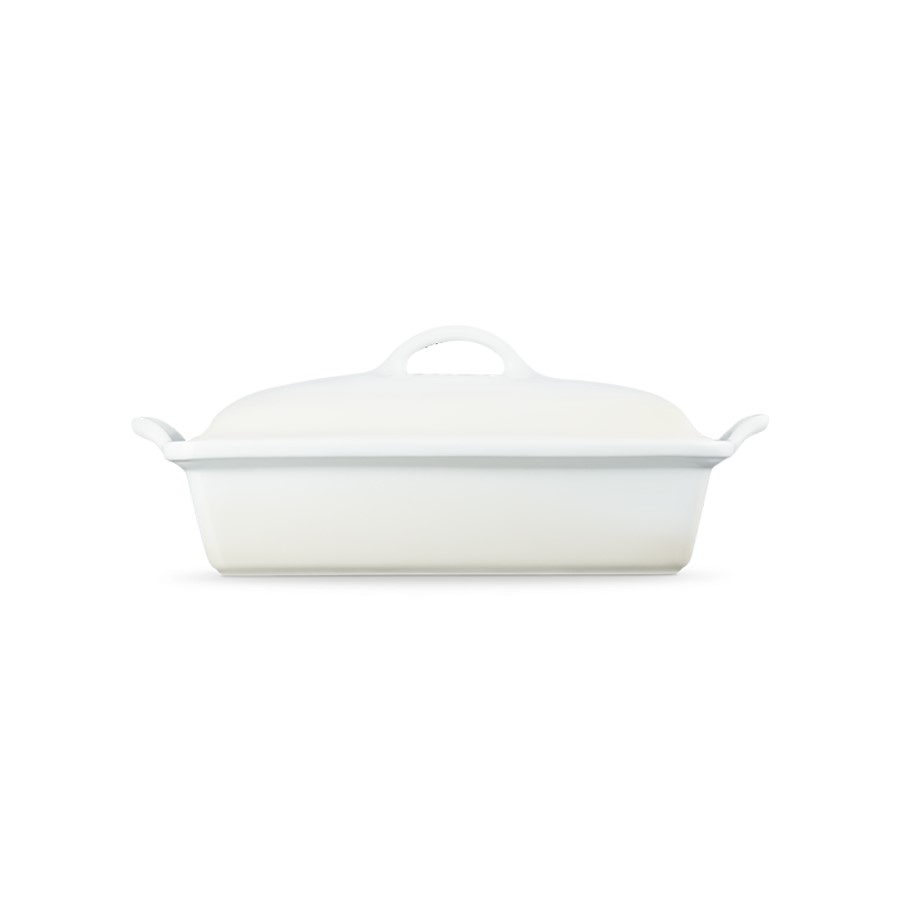additioanl image for  Le Creuset Rect Dish +Lid Meringue 33 cm 