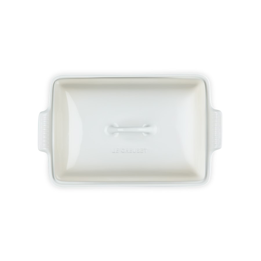 additioanl image for  Le Creuset Rect Dish +Lid Meringue 33 cm 