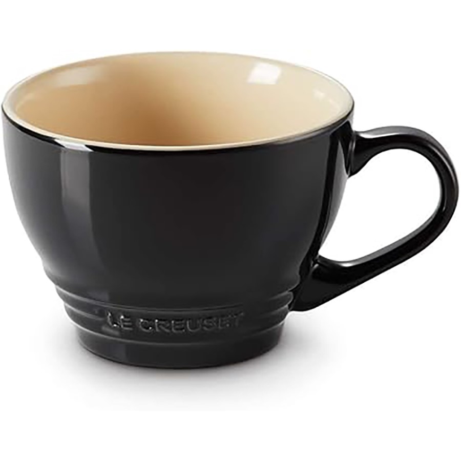 additioanl image for  Le Creuset Cappuccino Mug Blk Onyx 400ml 