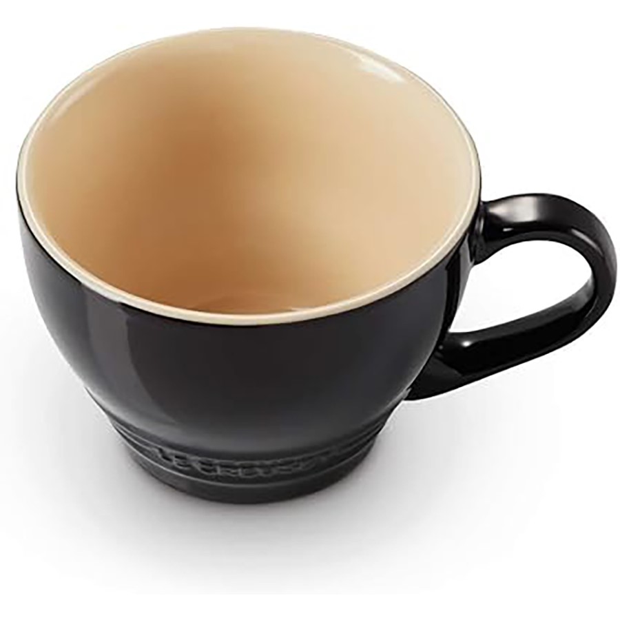 additioanl image for  Le Creuset Cappuccino Mug Blk Onyx 400ml 