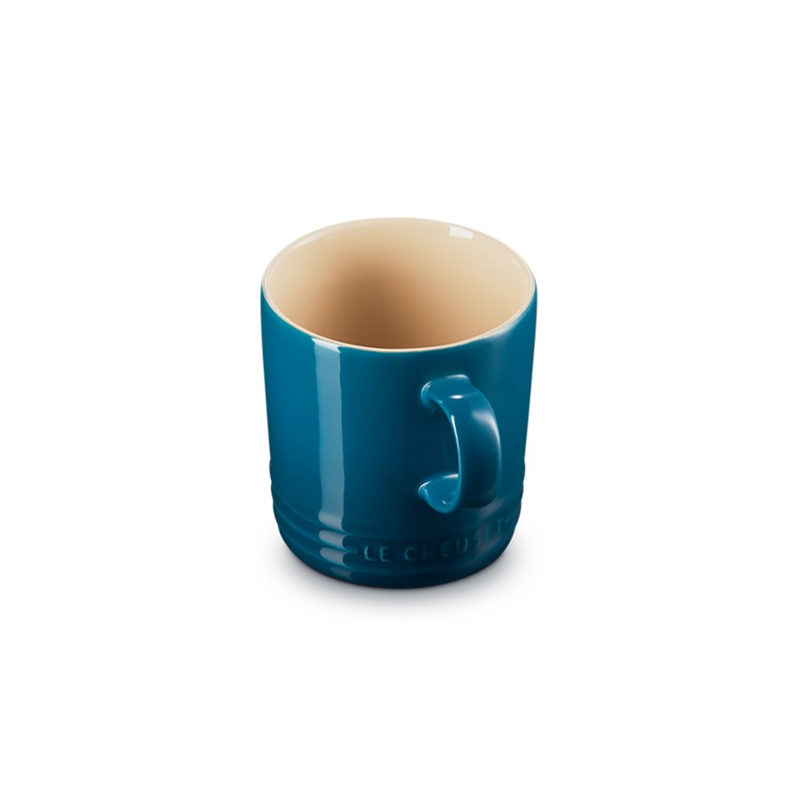 additioanl image for  Le Creuset Coffee Mug Deep Teal 350 ml 