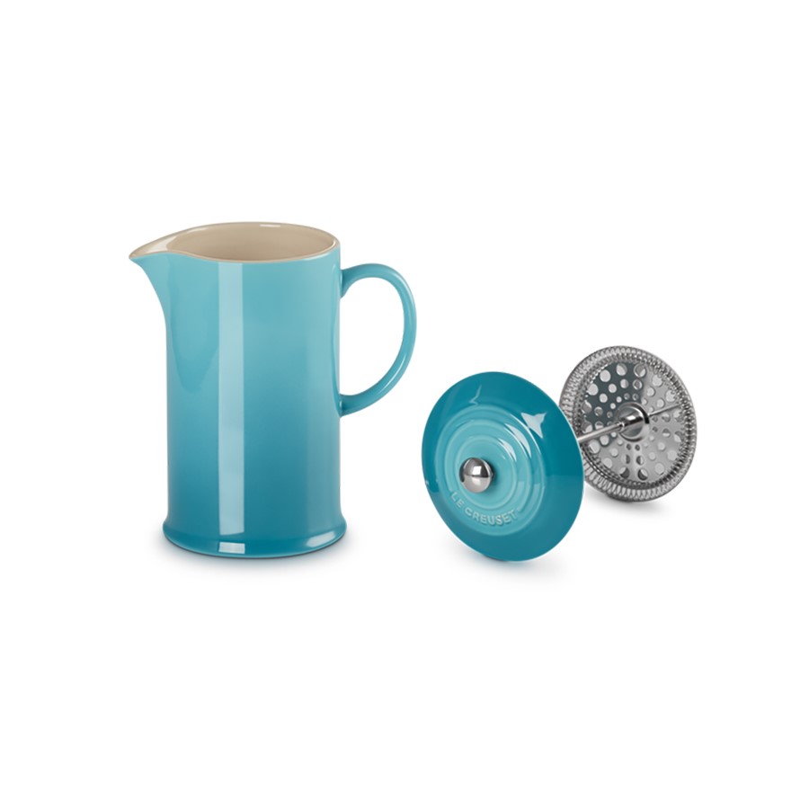 additioanl image for  Le Creuset Coffee Pot & Press Teal 1 L 