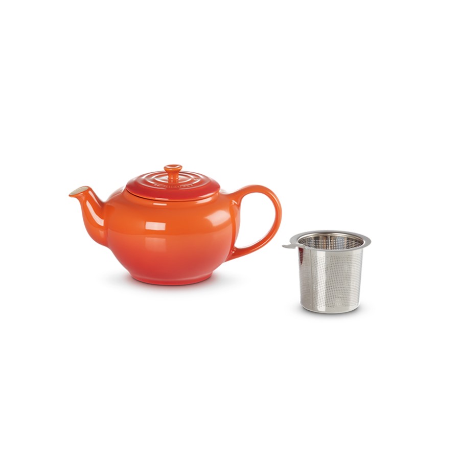 additioanl image for  Le Creuset Teapot with S/S Infuser Flame 