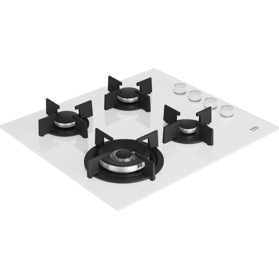 additioanl image for  Beko Hob Gas 4 Burners White 60 cm 