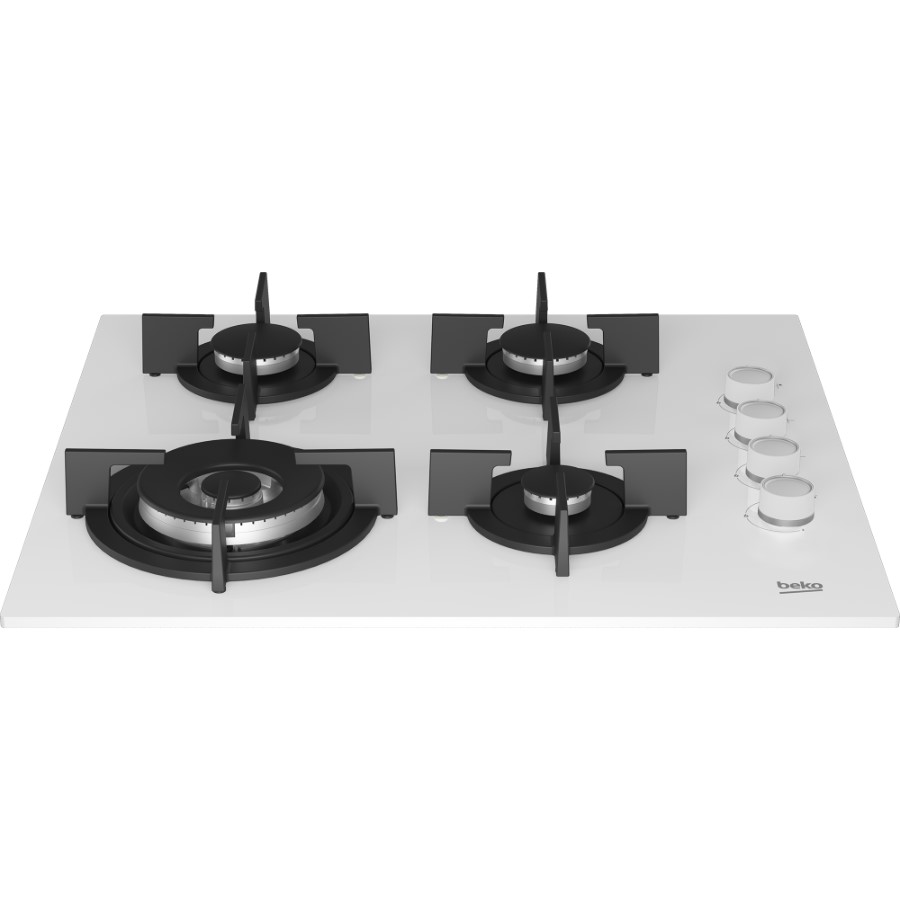 additioanl image for  Beko Hob Gas 4 Burners White 60 cm 