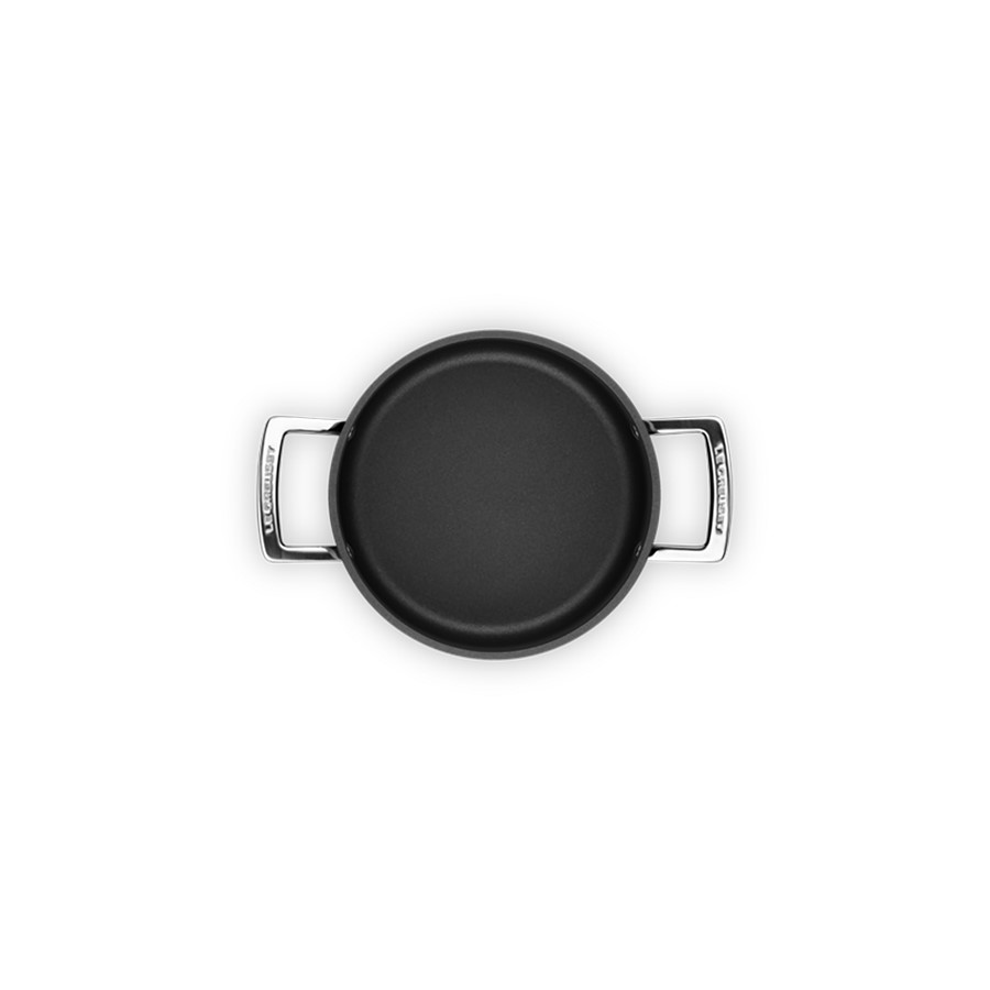 additioanl image for  Le Creuset Cass with Glass Lid Blk 20 cm 