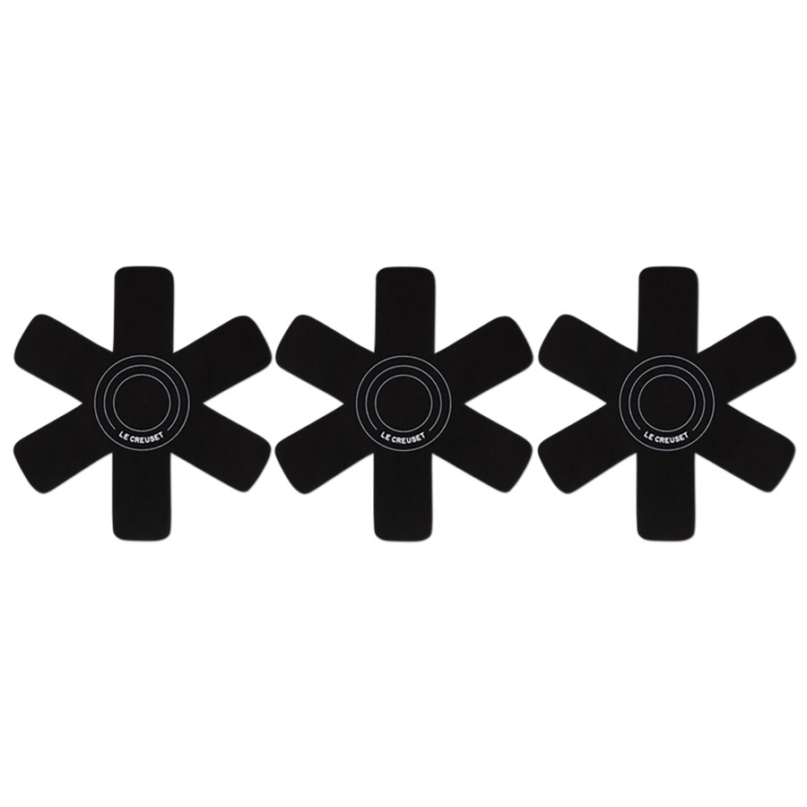 additioanl image for  Le Creuset Set of 3 Pan Protector Black 