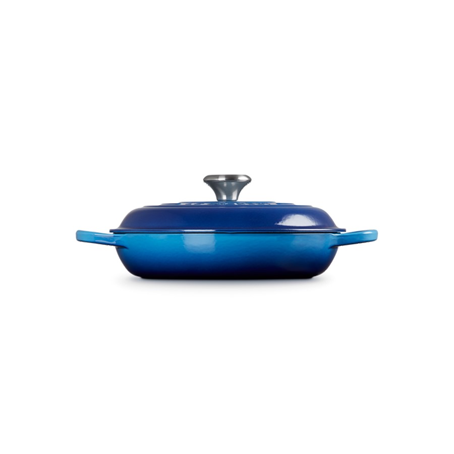 additioanl image for  Le Creuset Low Casserole Azure Blue 26cm 