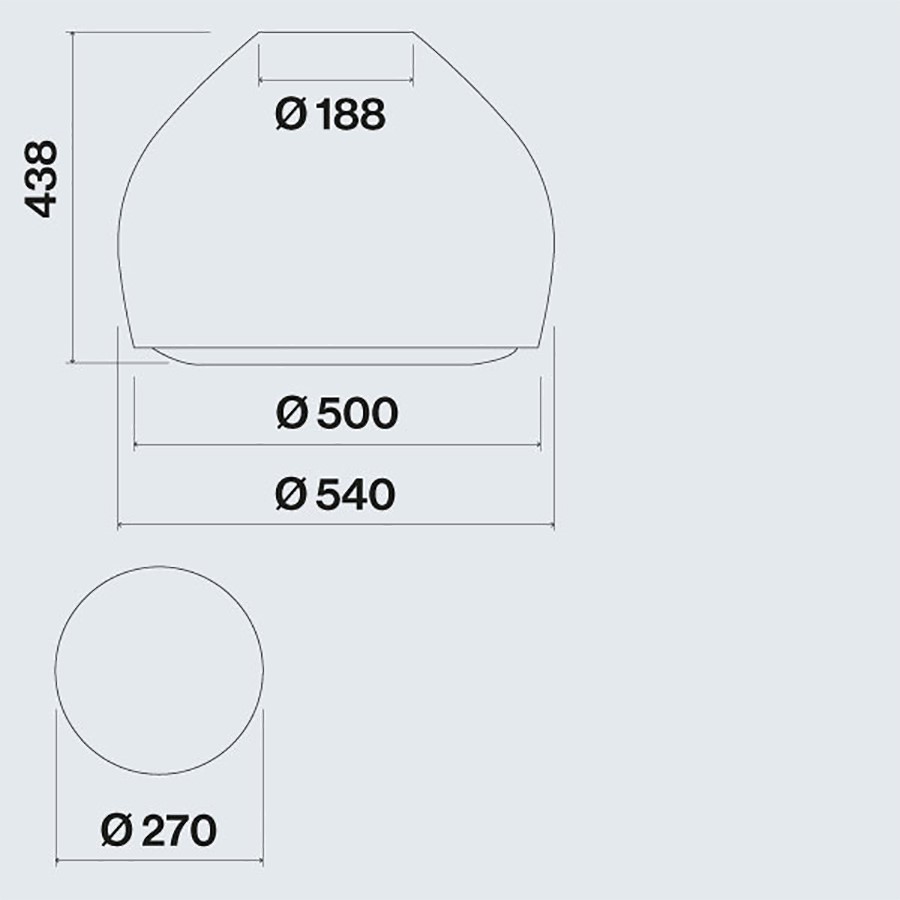 additioanl image for  Falmec Island Hood Soph. Anthracite 54cm 