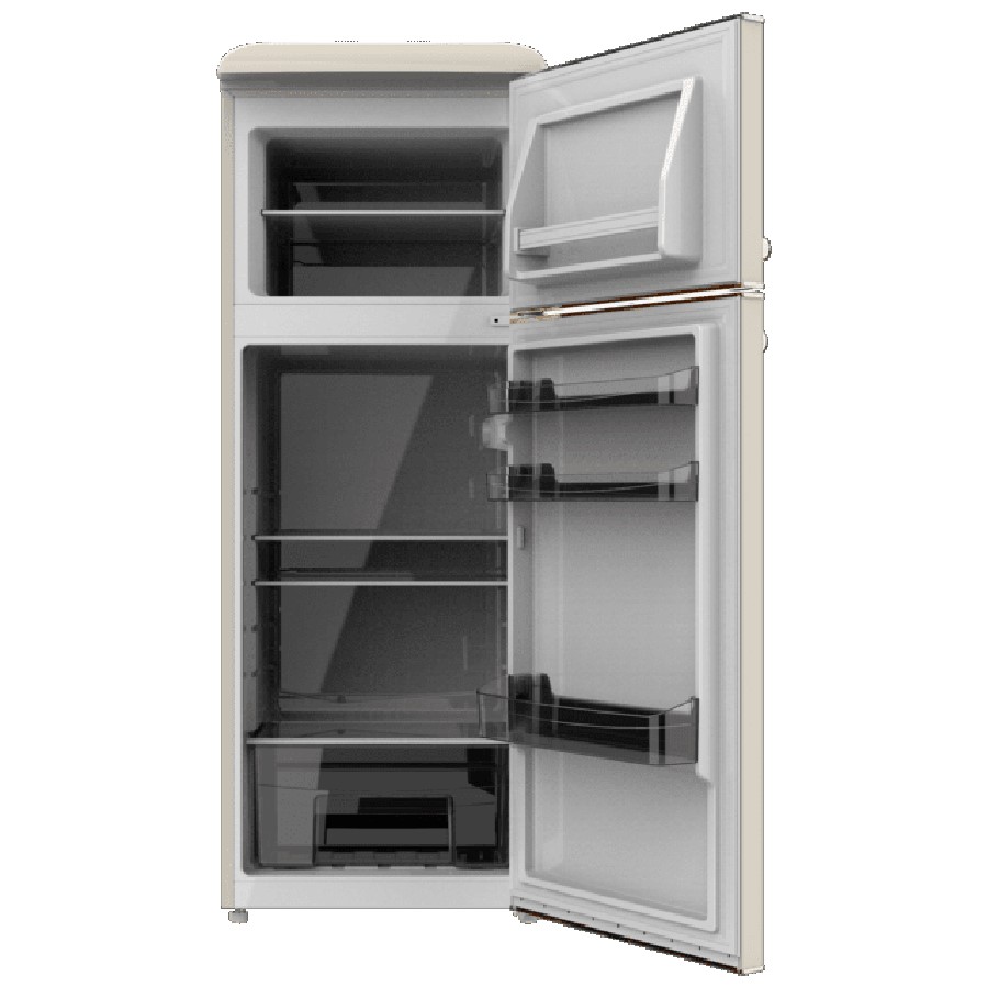 additioanl image for  Cecotec Retro Fridge/Freezer Beige 215 L 