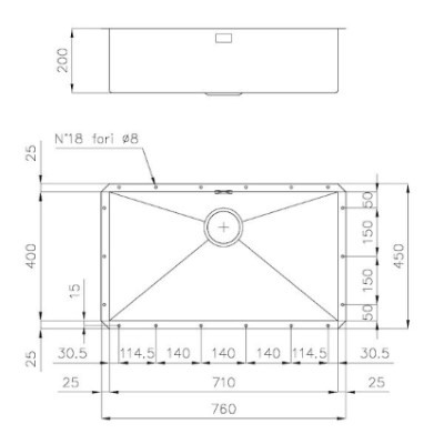 additioanl image for  Foster Sink Quadra Undermount S/Steel 