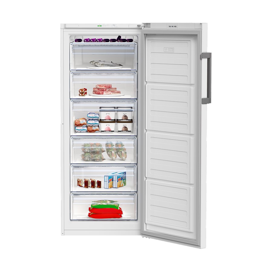 additioanl image for  Beko Larder Freezer 6 Drawer 215 L White 