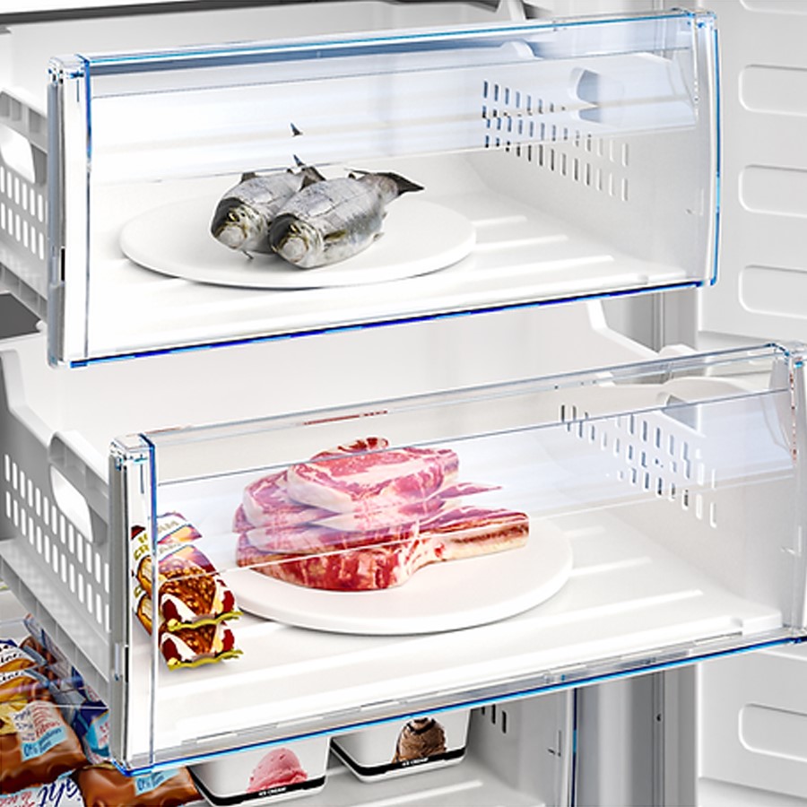 additioanl image for  Beko Larder Freezer 6 Drawer 215 L White 
