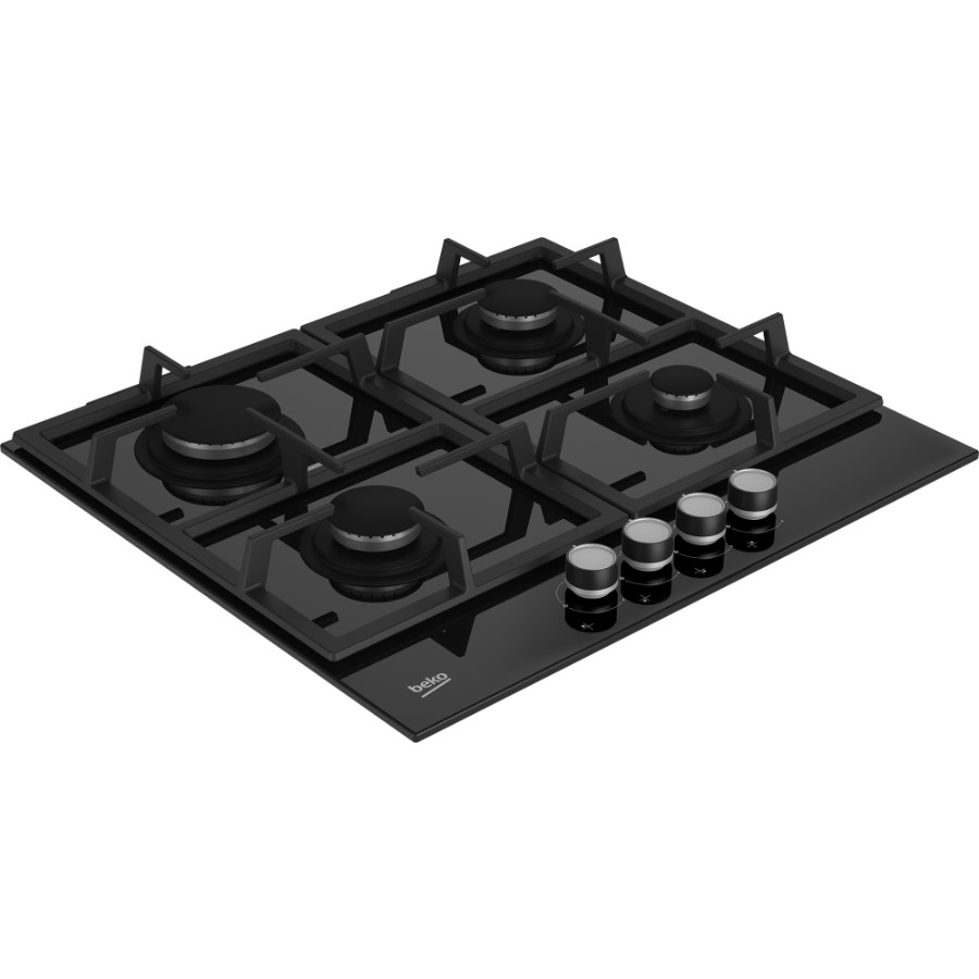 additioanl image for  Beko Hob Gas 4 Burners Black 60 cm 