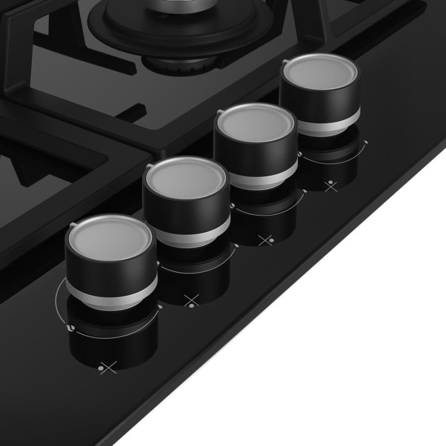 additioanl image for  Beko Hob Gas 4 Burners Black 60 cm 