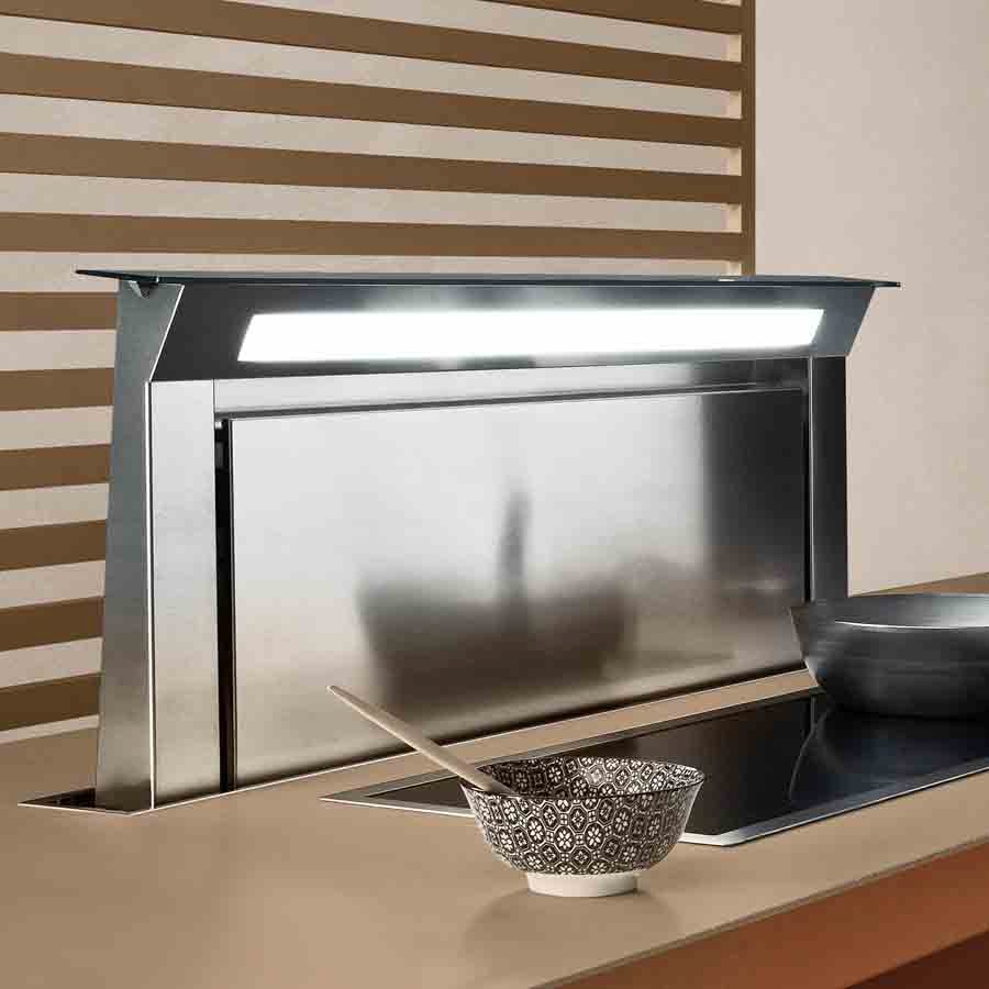 additioanl image for  Falmec Hood Worktop Black Glass 120 cm 