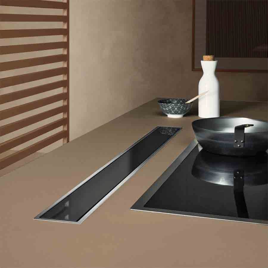 additioanl image for  Falmec Hood Worktop Black Glass 120 cm 