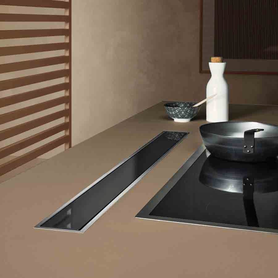additioanl image for  Falmec Hood Worktop Black Glass 90 cm 