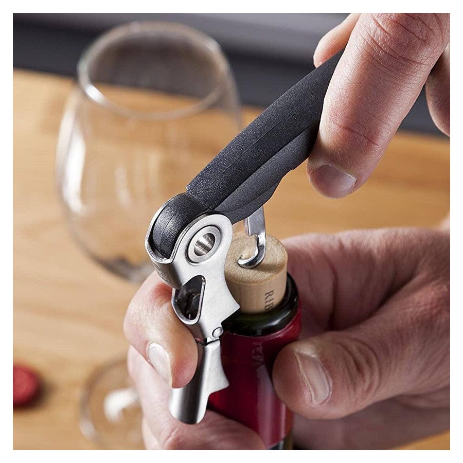 additioanl image for  Vacuvin Waiter's Corkscrew Black Card 