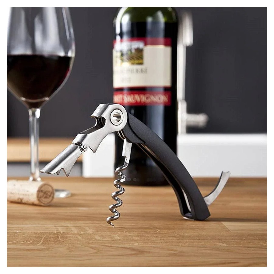 additioanl image for  Vacuvin Waiter's Corkscrew Black Card 