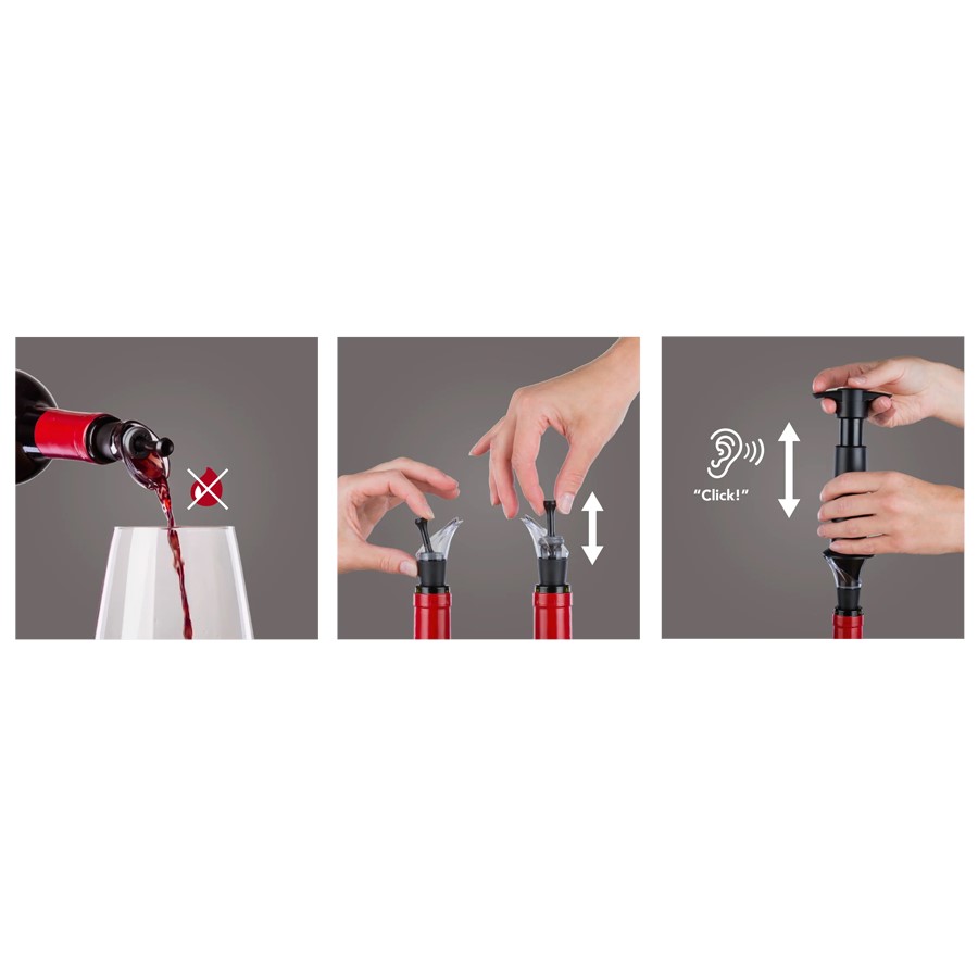 additioanl image for  Vacuvin Wine Saver & Server Black 