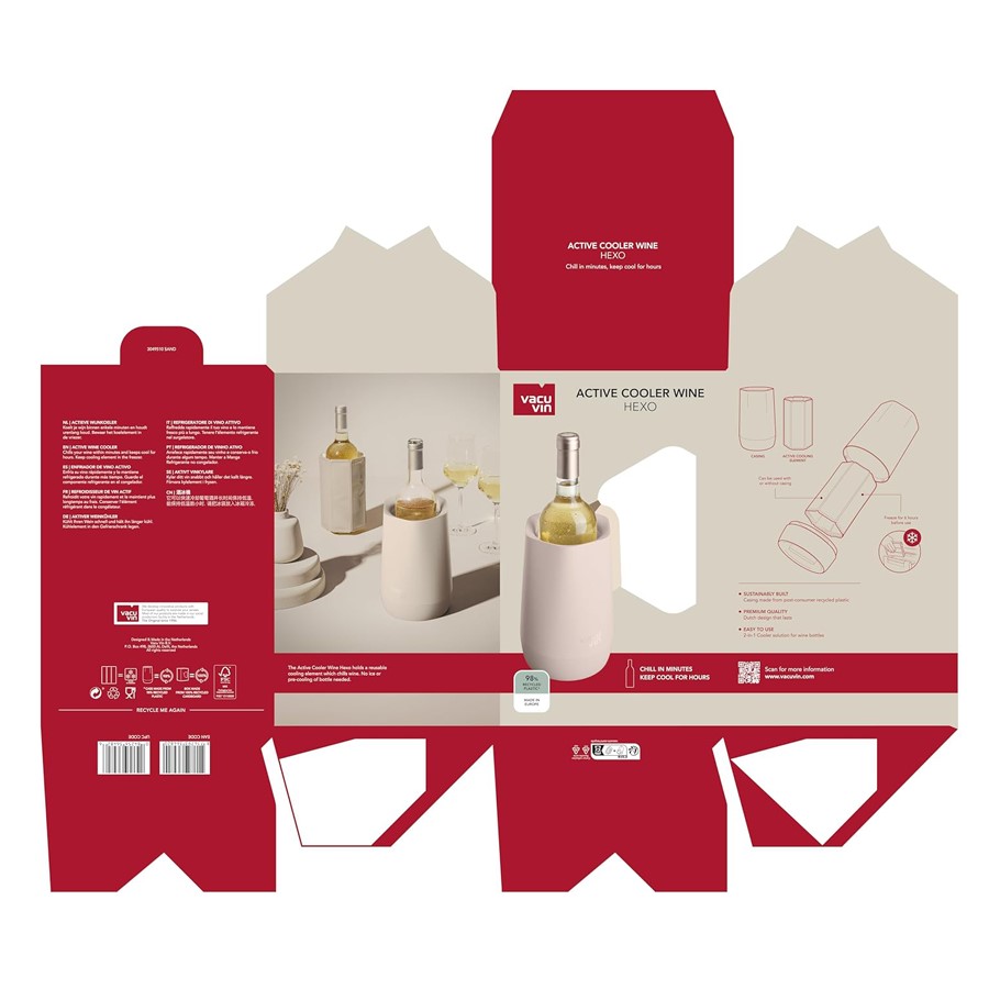 additioanl image for  Vacuvin Wine Cooler Hexo Sand 