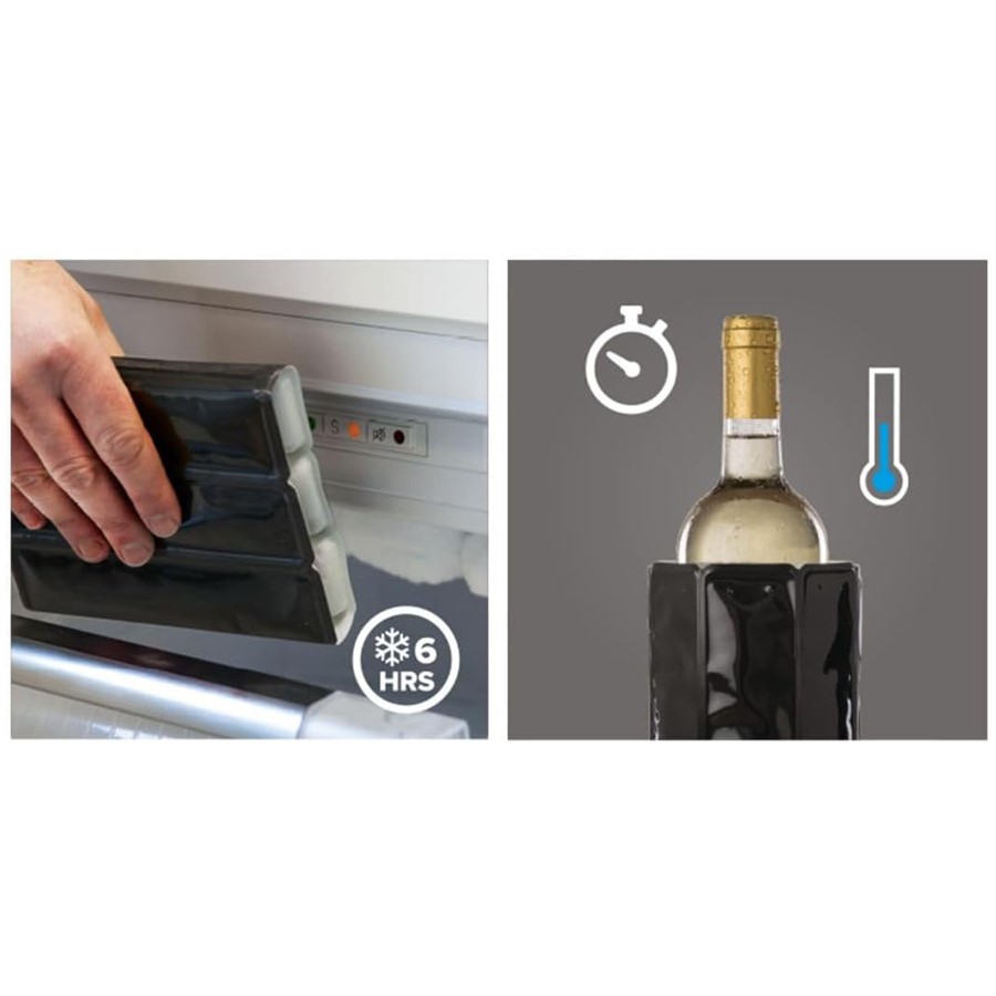 additioanl image for  Vacuvin Wine Cooler Sleeve Sand 