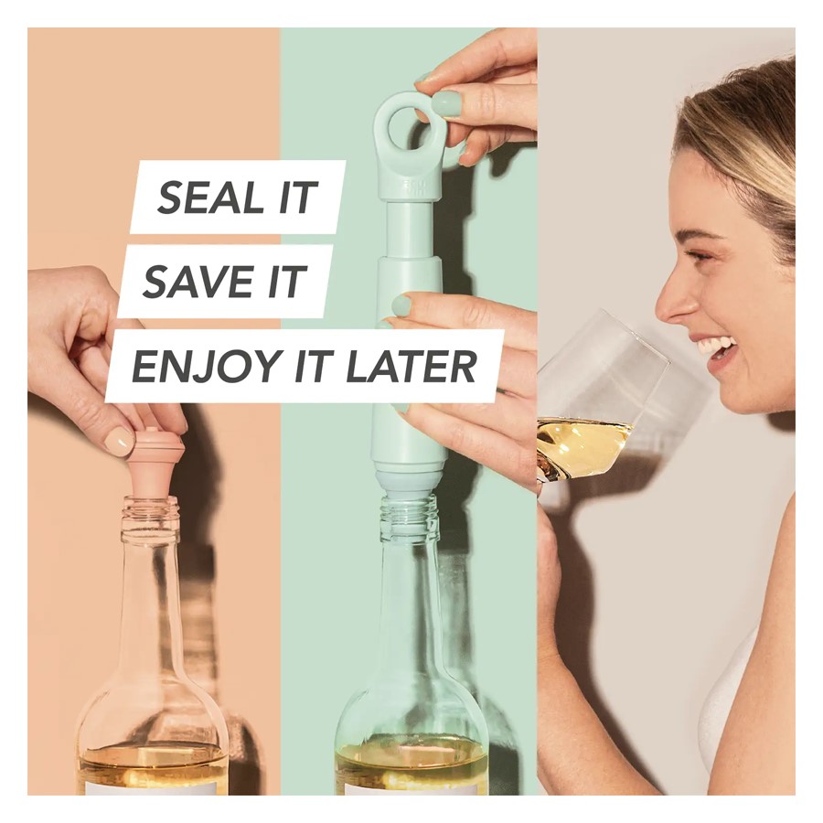 additioanl image for  Vacuvin Wine Saver Loop Jade, Box 