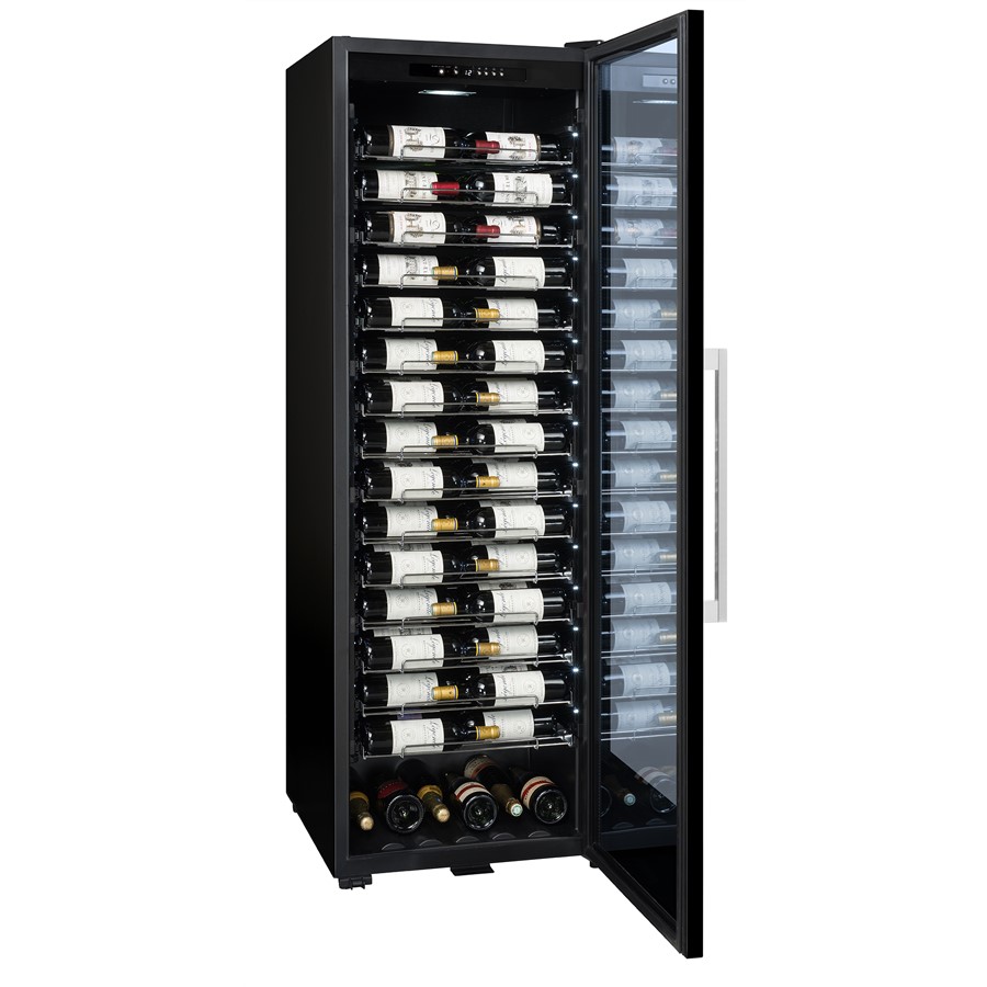 additioanl image for  Sommeliere Wine Cellar Glass Door Black 
