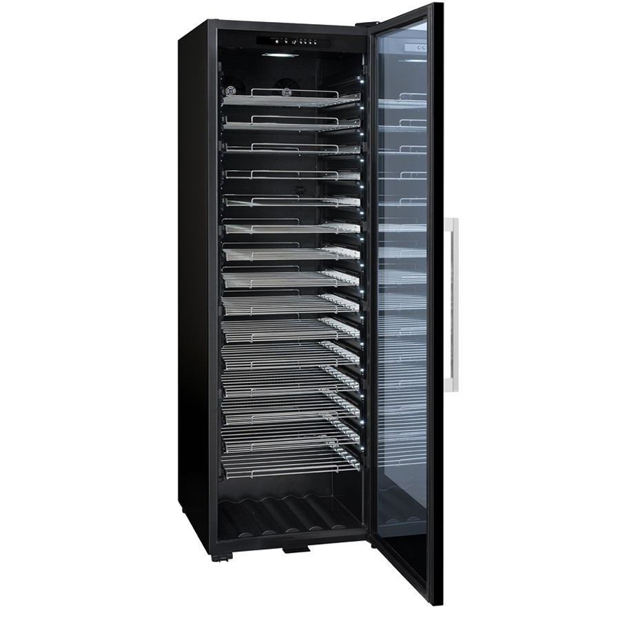 additioanl image for  Sommeliere Wine Cellar Glass Door Black 