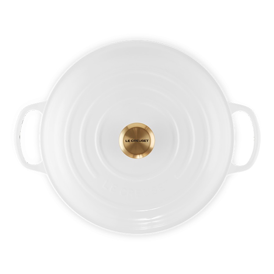 additioanl image for  Le Creuset Shallow Casserole White 30 cm 