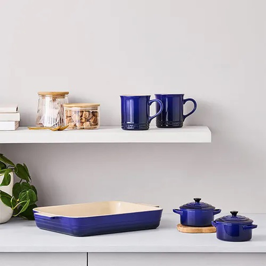 additioanl image for  Le Creuset Gratin Rect Dish Indigo 32 cm 