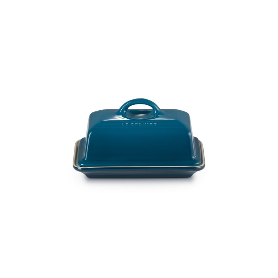 additioanl image for  Le Creuset Butter Dish Deep Teal 17 cm 