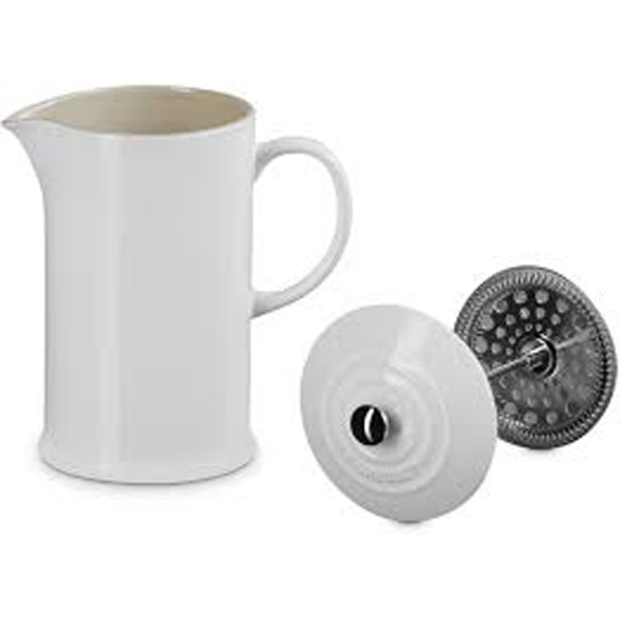 additioanl image for  Le Creuset Coffee Pot & Press White 1 L 