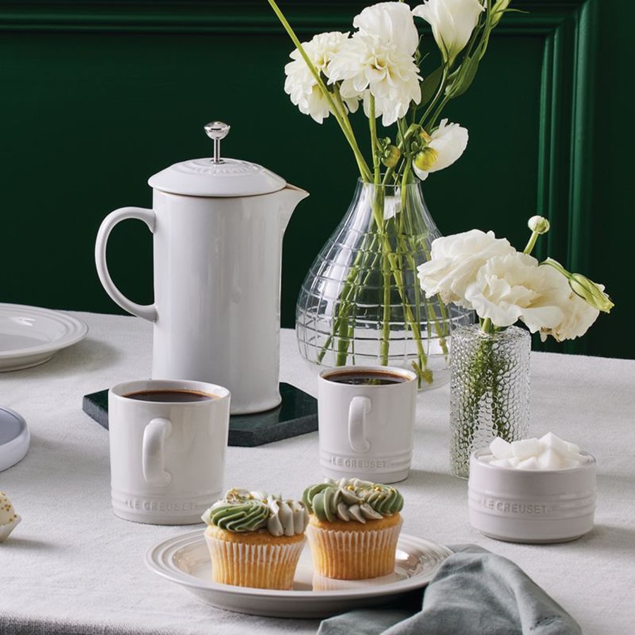 additioanl image for  Le Creuset Coffee Pot & Press White 1 L 