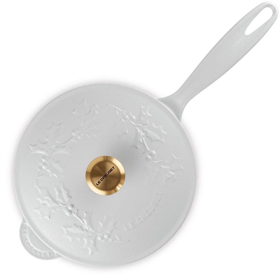 additioanl image for  Le Creuset Holly Saucier Pan White 21 cm 
