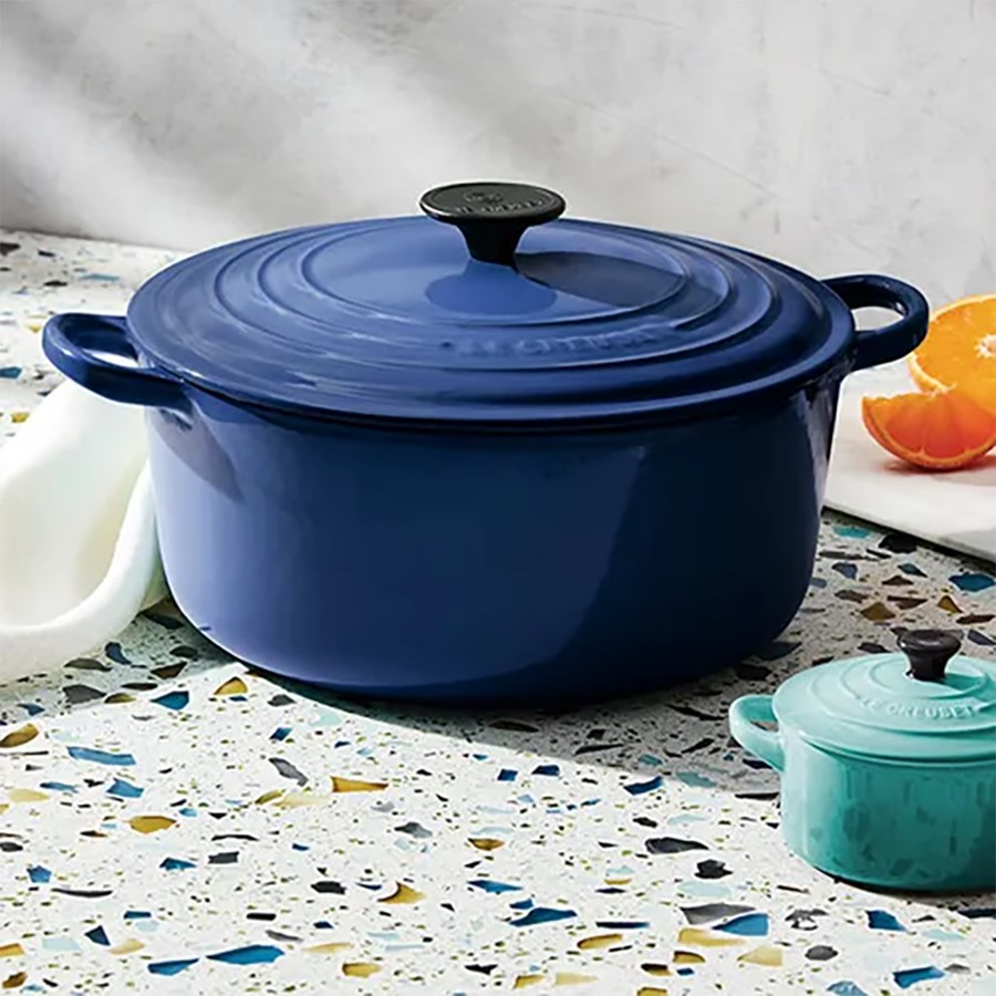 additioanl image for  Le Creuset Rd Cass. Blue Cobalt 22 cm 
